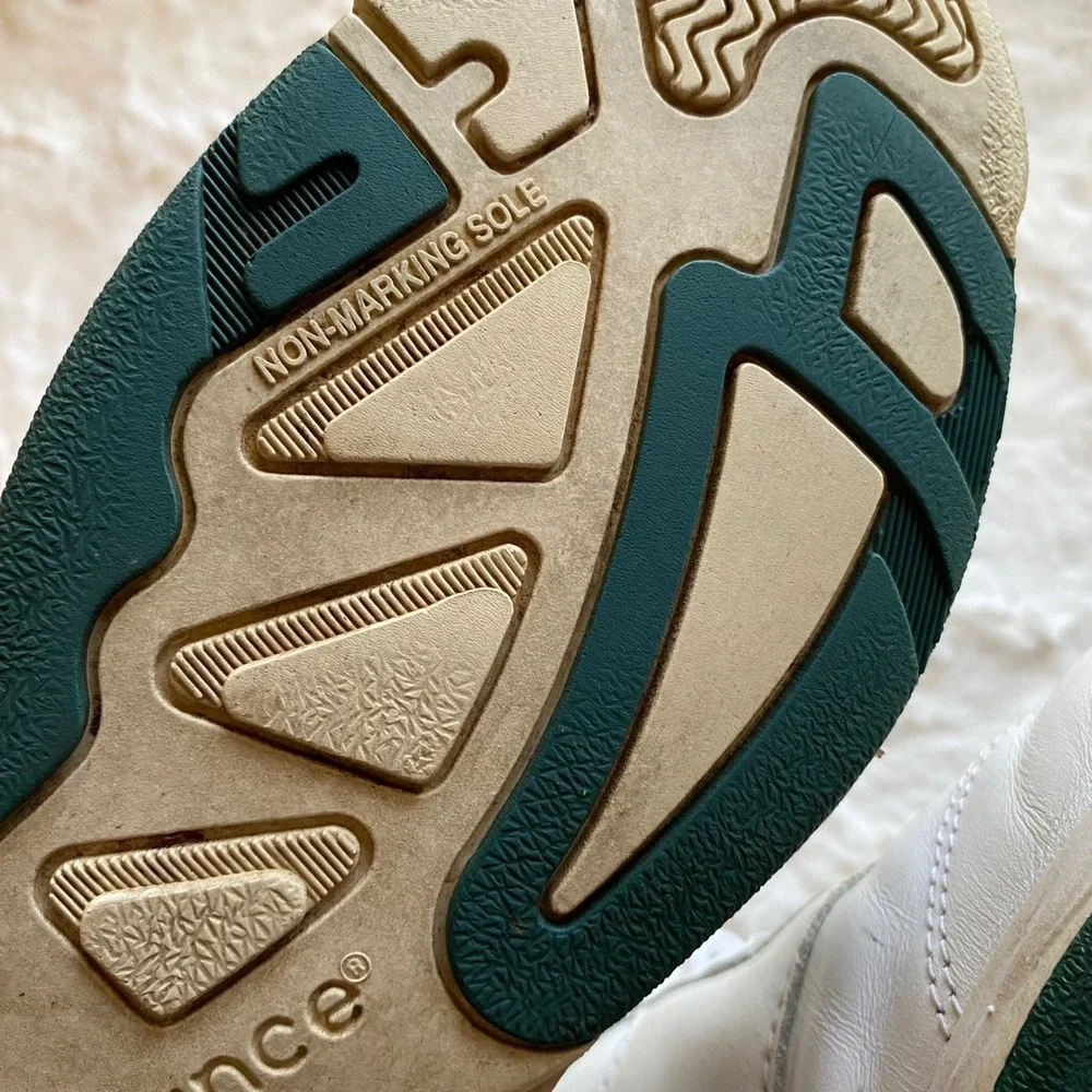 Vintage New Balance 300 High Top Sneakers Women's Size 11 Leather Athletic Shoes